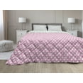 thumbnail image 1 of Monochrome Down Alternative Comforter, Rose Flower Petals Motif in Monochrome Minimalist Tones Modern Bohemian, Microfiber Quilt for All Season, 5 Sizes, Black and White, by Ambesonne, 1 of 3