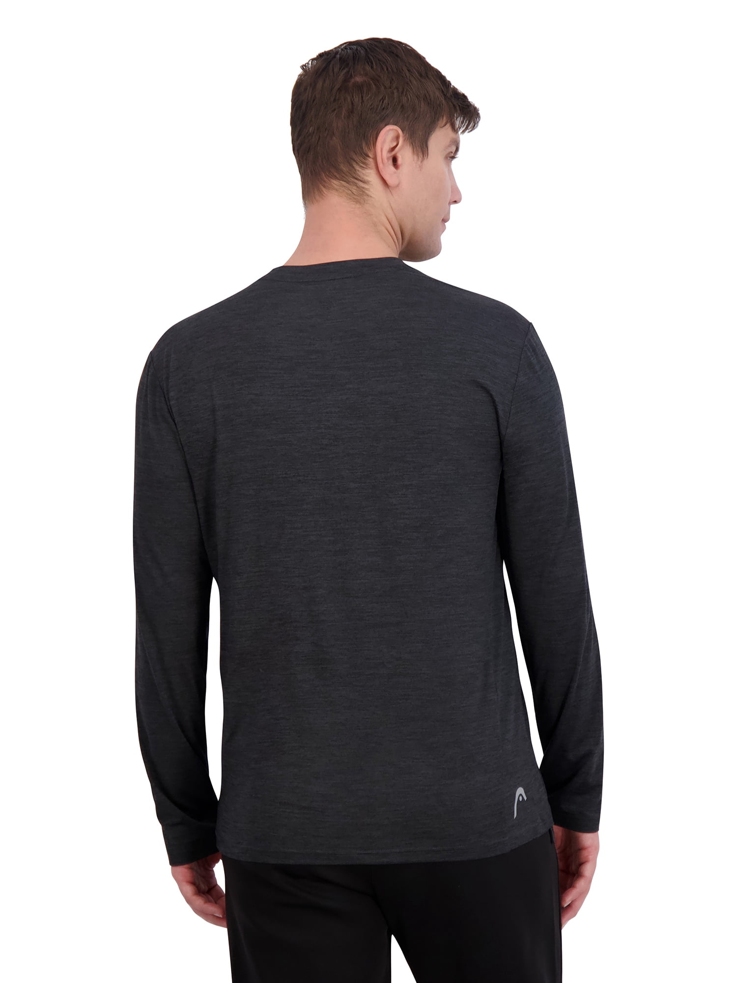 HEAD Men's Tennis & Pickleball Guard Crew Long Sleeve Shirt, Sizes S-XL
