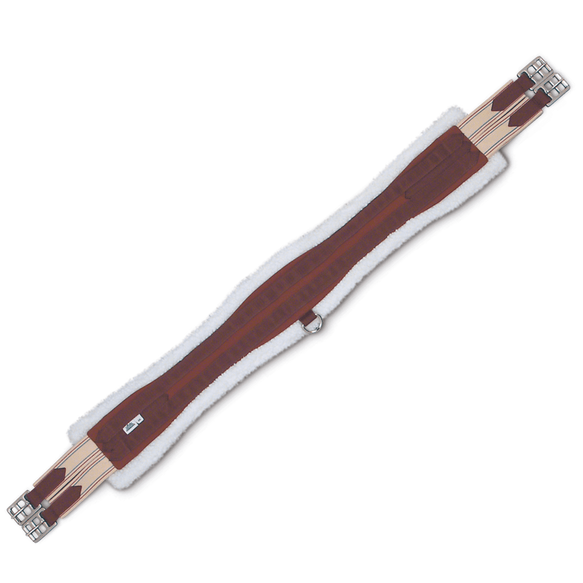 Sangle Arrière Western En Cuir Pour Selle - Couleur Marron