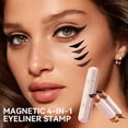thumbnail image 6 of Magnetic Eyeliner Stamp Pen for Cat Eye, Smudge Proof Waterproof Wing Guide Tool, Easy Application Stencil for Perfect Flick, Twist Tube for Long Wear, 6 of 6