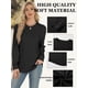 thumbnail image 2 of Sudadera AURUZA de manga larga con cuello redondo para mujer XL, color negro, 2 of 6