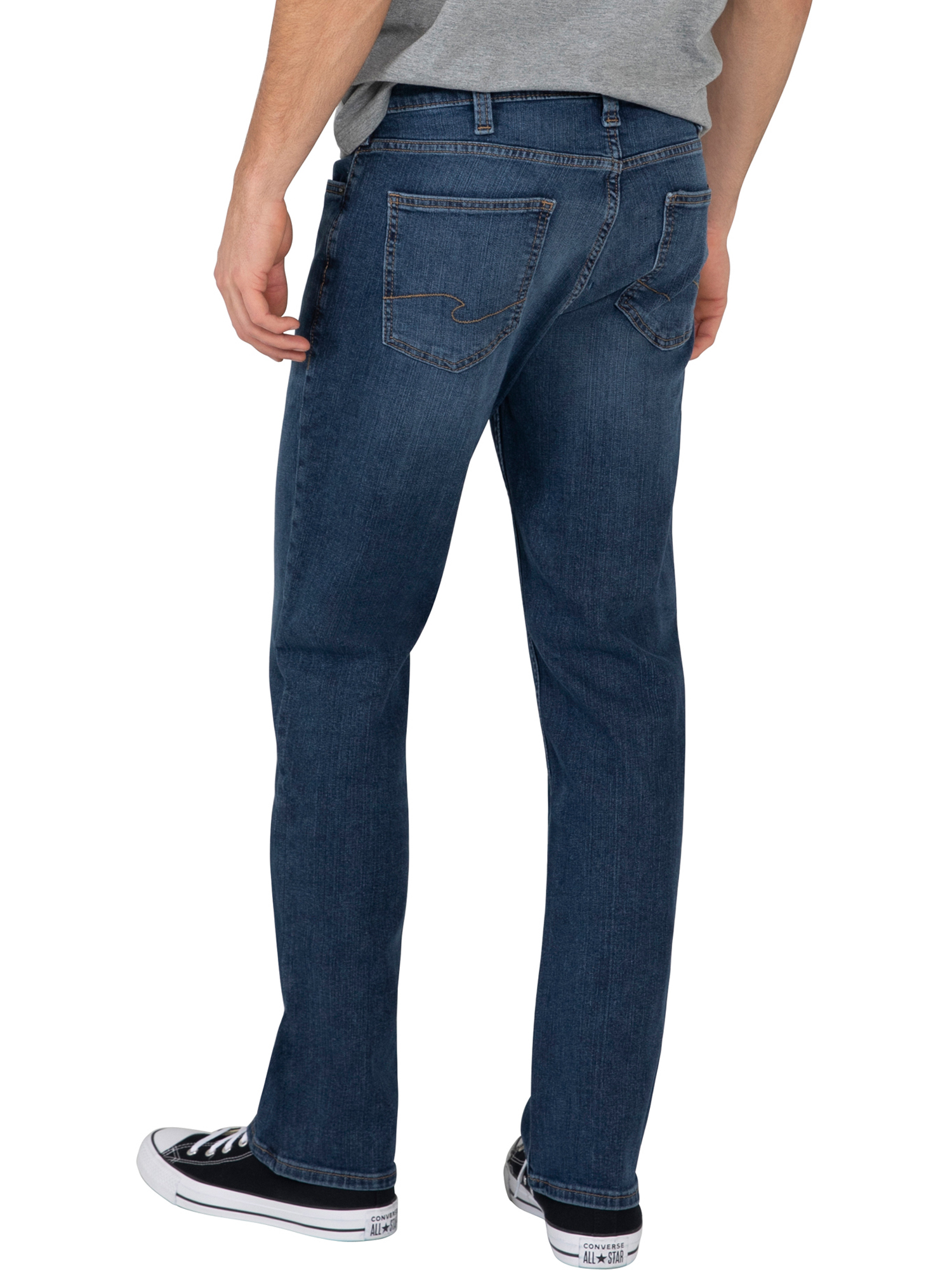 Authentic by Silver Jeans Co. Men's Relaxed Fit Straight Leg Jean, Waist Sizes 28-44 - image 3 of 3