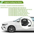 thumbnail image 2 of Unique Bargains Radiator Fan Motor for Acura MDX Base 2007-2013 V6 3.7L Quiet Engine Cooling Fan Motor No.601360 1 Pc, 2 of 6