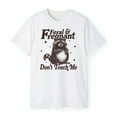 thumbnail image 3 of Feral And Pregnant Don’t Touch Me Shirt - Feral Raccoon Pregnancy Humor Tee, Baby Bump Mom‑To‑Be Gift, 3 of 5