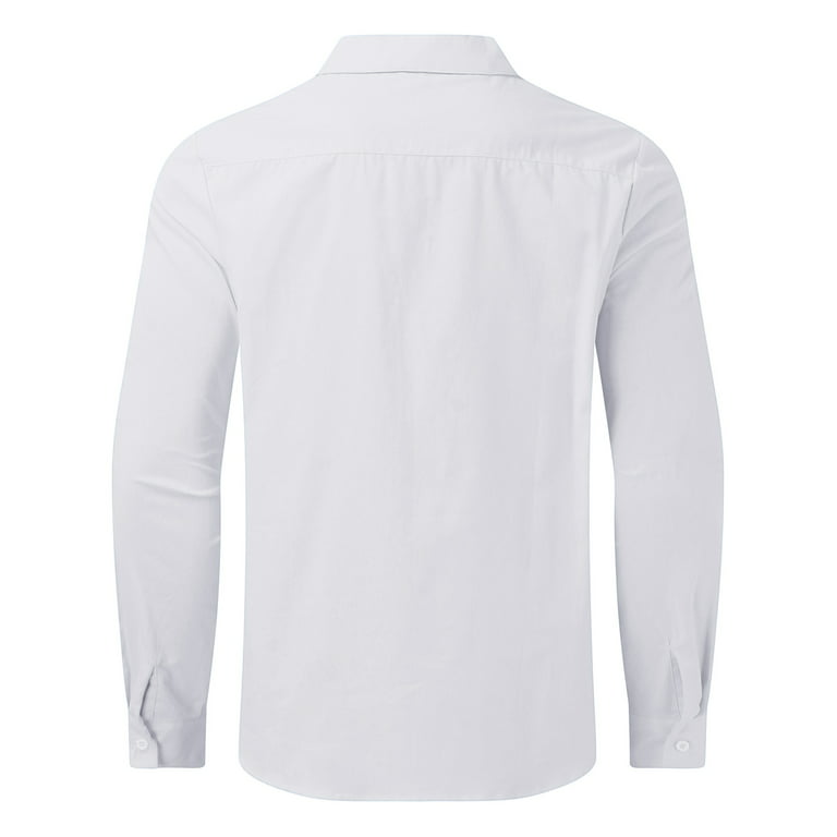 Men Extra Slim Fit Shirt with Stand Collar