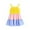 A001, variant on MXIEZI 18 Months-6 Years Girls Halter Beach Tutu Sundress Baby Sleeveless Dress Toddler Spring Summer Patchwork Colors Girls Dresses for Kids