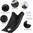 thumbnail image 3 of Kit de Tablier pour Barbe pour Hommes, Sangles de Cou Réglables, Attrape-Crochets, Tablier de Toilettage Imperméable avec 4 Ventouses, Noir, 3 of 8