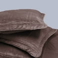 thumbnail image 4 of Home Soft Things 3 Piece Box Quilted Micromink Bedspread Set - Oatmeal- King (102" x 90"), 4 of 6