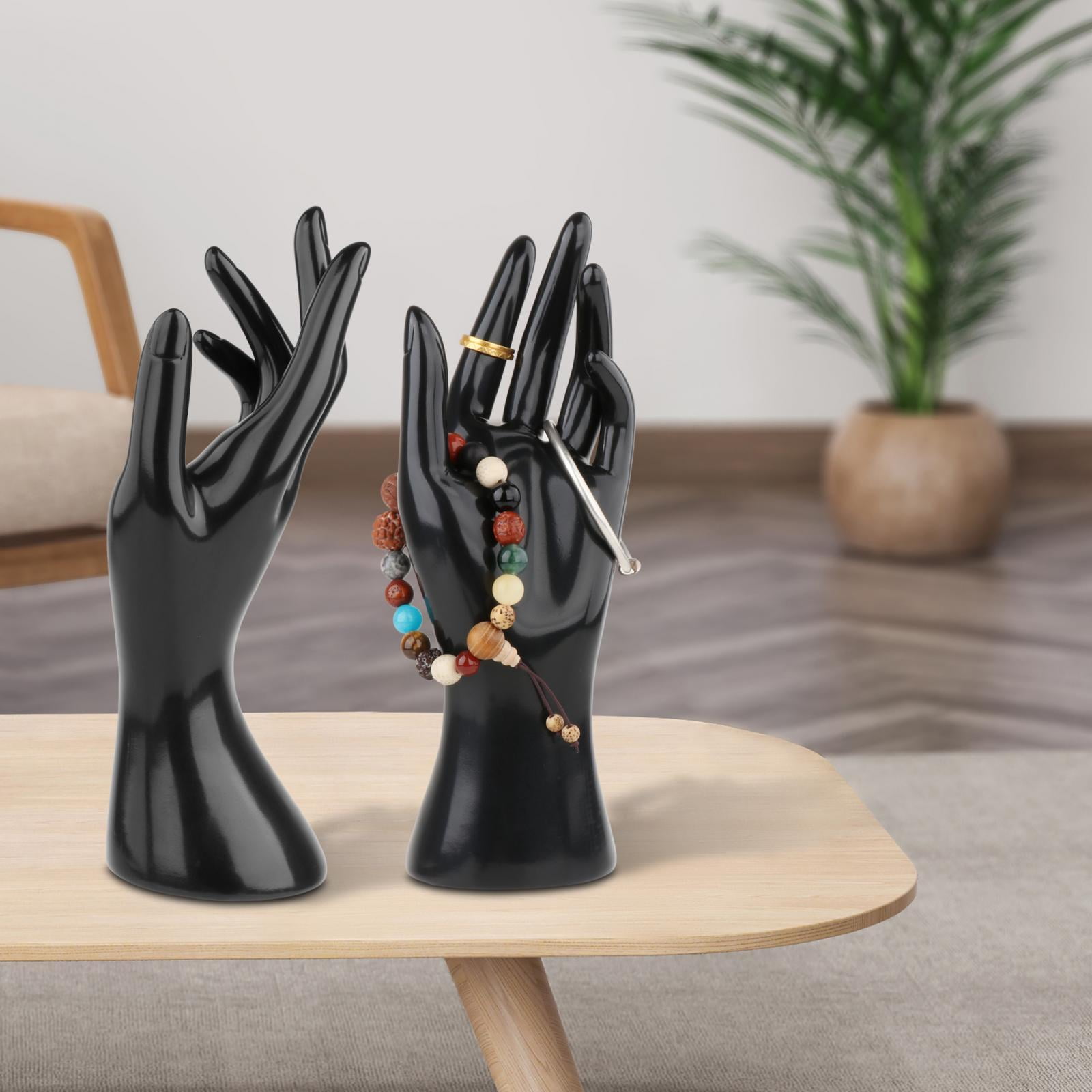 2Pcs Female Mannequin Hand Jewelry Display Holder Jewelry