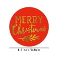 thumbnail image 4 of Paquete de pegatinas de feliz Navidad de 500 etiquetas navideñas de 1,5, 4 of 5
