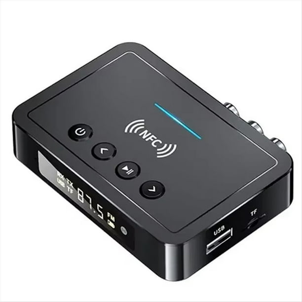 Receptor Bluetooth NFC 5.0 Transmisor Bluetooth FM Adaptador Bluetooth en Computadora Universal