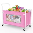 thumbnail image 1 of Caja de Almacenamiento para Juguetes KEEGH Rosa 89x42x71 cm 180L con Ruedas, 1 of 8