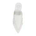 thumbnail image 4 of Vince Camuto Manindie Crisp White Fashion Pointed Toe Stitched Flat Slide Mules (Crisp White, 10), 4 of 4