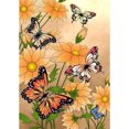 thumbnail image 1 of Cuadros Decorativos 5D DIY diamante pintura completo redondo taladro flor mariposa imagen de diamantes de imitación Likrtyny embutido en tela, 1 of 9