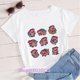 thumbnail image 4 of Camiseta Kawaii Fat nuggets para mujer, camisetas góticas de Ángel antipolvo, Camisetas estampadas con cerdo lindo, camiseta Y2K, camisetas divertidas, ropa, 4 of 5
