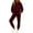 26#Wine, variant on Womens 2 piece Outfits Lounge Sets Sweatsuits Hoodies Long Sleeve Sweat Set Fleece Fall Fashion Clothing 2025 Blue XL