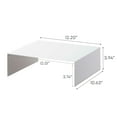 thumbnail image 7 of Yamazaki Home Riser Shelf [Set of 2], White, Steel, Supports 4.4 pounds, No Assembly, 7 of 7
