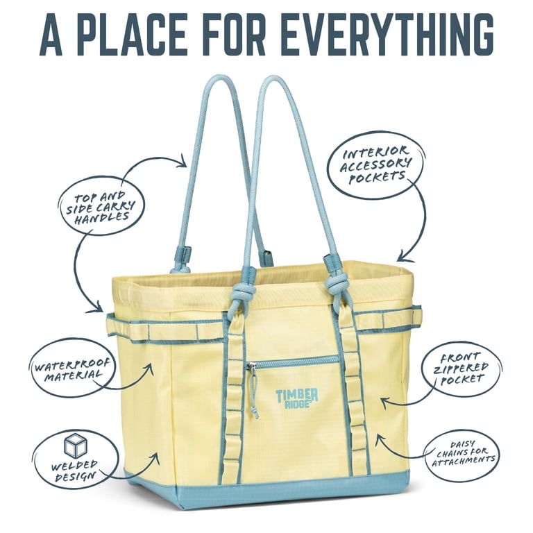 Timber Ridge KANU™ 30L Gear Hauler Tote, Heavy Duty Utility