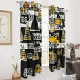 thumbnail image 2 of Excavator Fire Truck Racing Window Curtain Panels Grommet Blackout Curtains Blackout Curtains for Living Room, 2 of 7