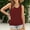 Wine, variant on Baysbule Women's Summer Tank Top Loose Fit Pleated Neck Casual Sleeveless Shirt Soft Comfortable Streetwear