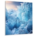 thumbnail image 2 of Designart "Glacial Glow of the Glacier" Landscape & Nature Metal Wall Art, 2 of 5