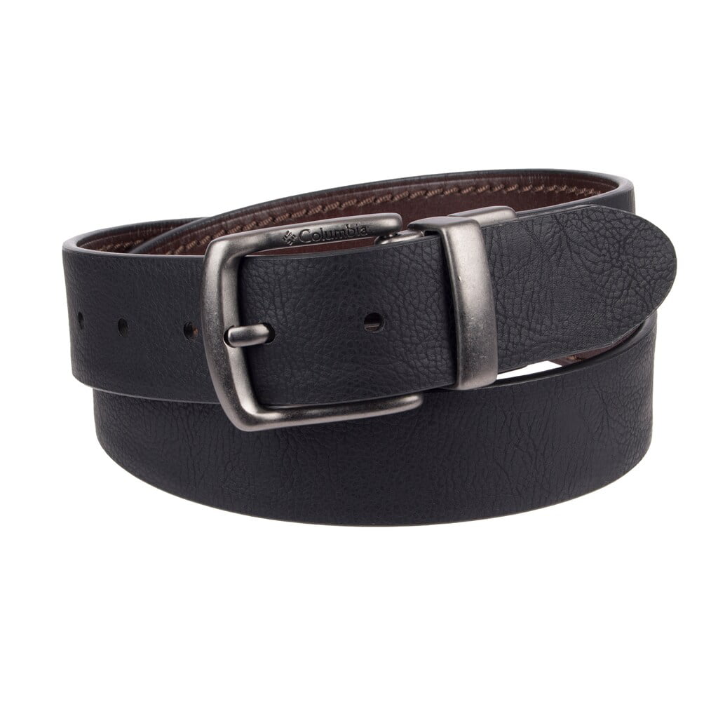 Columbia - Men's Columbia Elevated Leather Reversible Casual Belt Brown ...