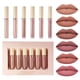 thumbnail image 1 of BONNIE CHOICE Juego de 6 pintalabios líquidos mate color nude, resistente al agua, de larga duración, antiadherente, lápiz labial nude, 24 horas, no se decolora, lápiz labial mate, brillo de labios pr, 1 of 5