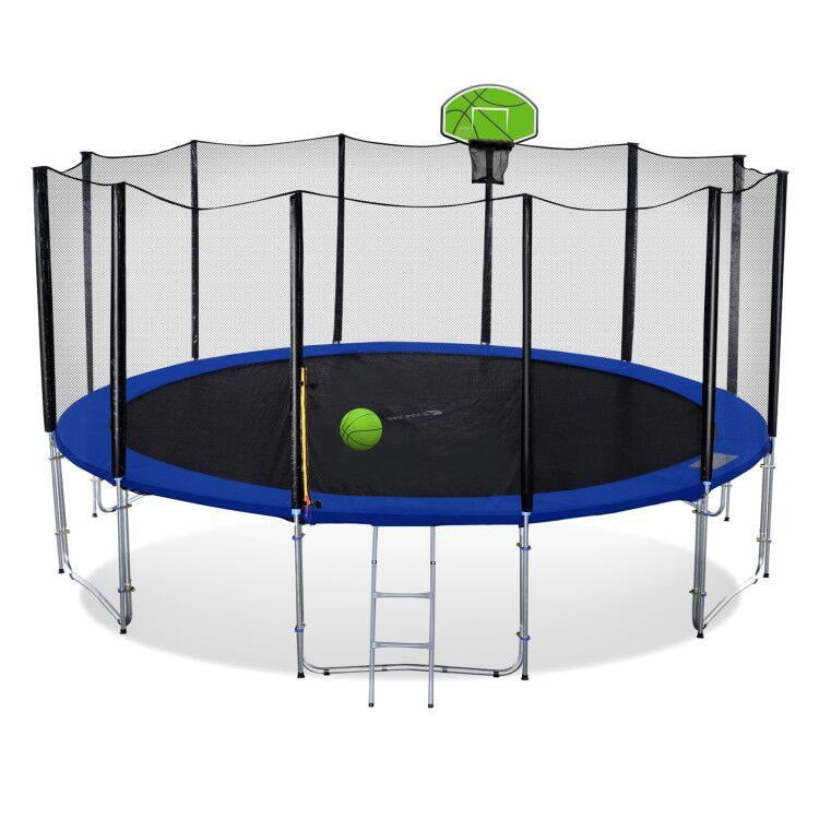 rectangle trampoline with basketball hoop rectangle trampoline with basketball hoop