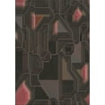 thumbnail image 1 of Ahgly Company Machine Washable Indoor Rectangle Transitional Midnight Gray Area Rugs, 5' x 8', 1 of 7