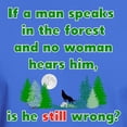thumbnail image 3 of CafePress - If A Man Speaks In The Forest T Shirt - Men's Classic Graphic Cotton T-Shirt, 3 of 4