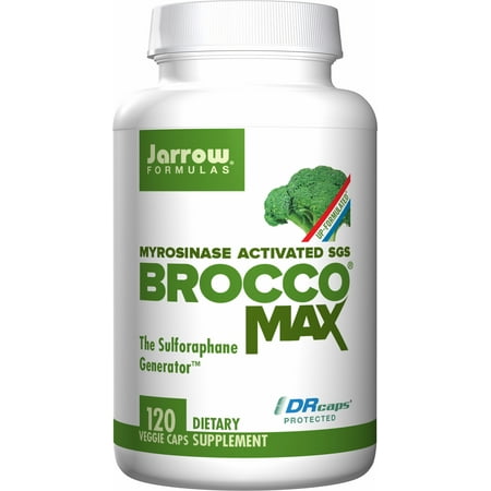 Jarrow Formulas Broccomax Nutritional Supplements, Assists in Cell Replication and Liver Health, 120 Veggie Caps