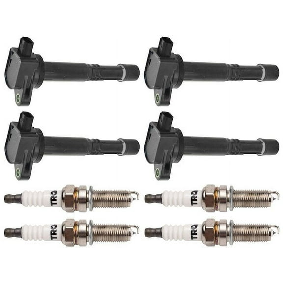 Ignition Coil and Spark Plug Kit 8 Piece - Compatible with 2012 - 2015 Honda Crosstour 2.4L 4-Cylinder 2013 2014