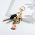 thumbnail image 4 of Christmas Valentines Easter Holiday Enamal Pendant Keychain,Cute Bag Charm Gifts for Lovers, 4 of 5