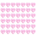 thumbnail image 1 of relayinert 100Pcs Child Buttons Resin Multi Color Heart 2 Holes Handmade Decoration for DIY Sewing Craft, 1 of 7