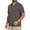 Gray, variant on CIENVNSTG Men's T-Shirts Short Sleeve Henley Neck Soft Shirts 3-Button Classic Fit Casual & Business Casual Wear White 3XL