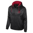 thumbnail image 2 of Men's Colosseum Black Alabama Crimson Tide Cypher Half-Zip Hoodie, 2 of 3
