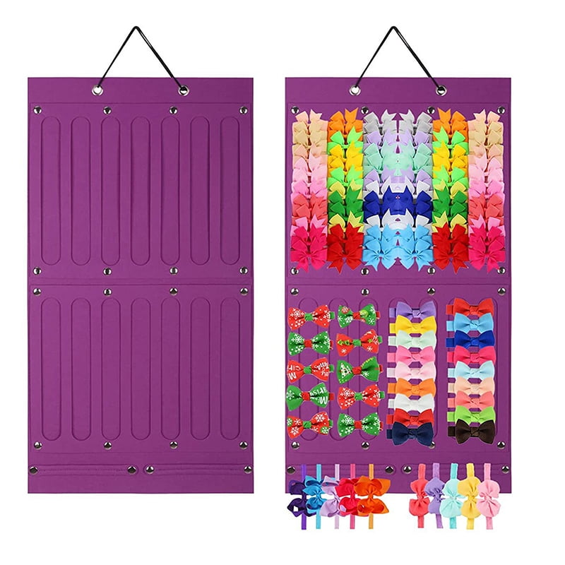 HitUpon Hair Bows Holder Large Capacity,Headband Storage Holder for