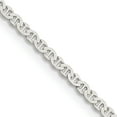 thumbnail image 1 of Sterling Silver 2.25mm Flat Anchor Chain (16 X 2.25) Made In Italy qlfa050-16, 1 of 5