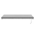 thumbnail image 2 of ALEKO Motorized Retractable Home Patio 20 x 10 ft Awning Silver Gray Canopy, 2 of 7