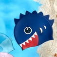 thumbnail image 1 of Gorro De Natación De Silicona, Gorro De Natación Encantador Lindo Elástico De Silicona Para Verano Para Niños, 1 of 7
