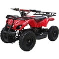 MotoTec 24V Kids Battery Powered ATV Four Wheeler V4 Red - Walmart.com