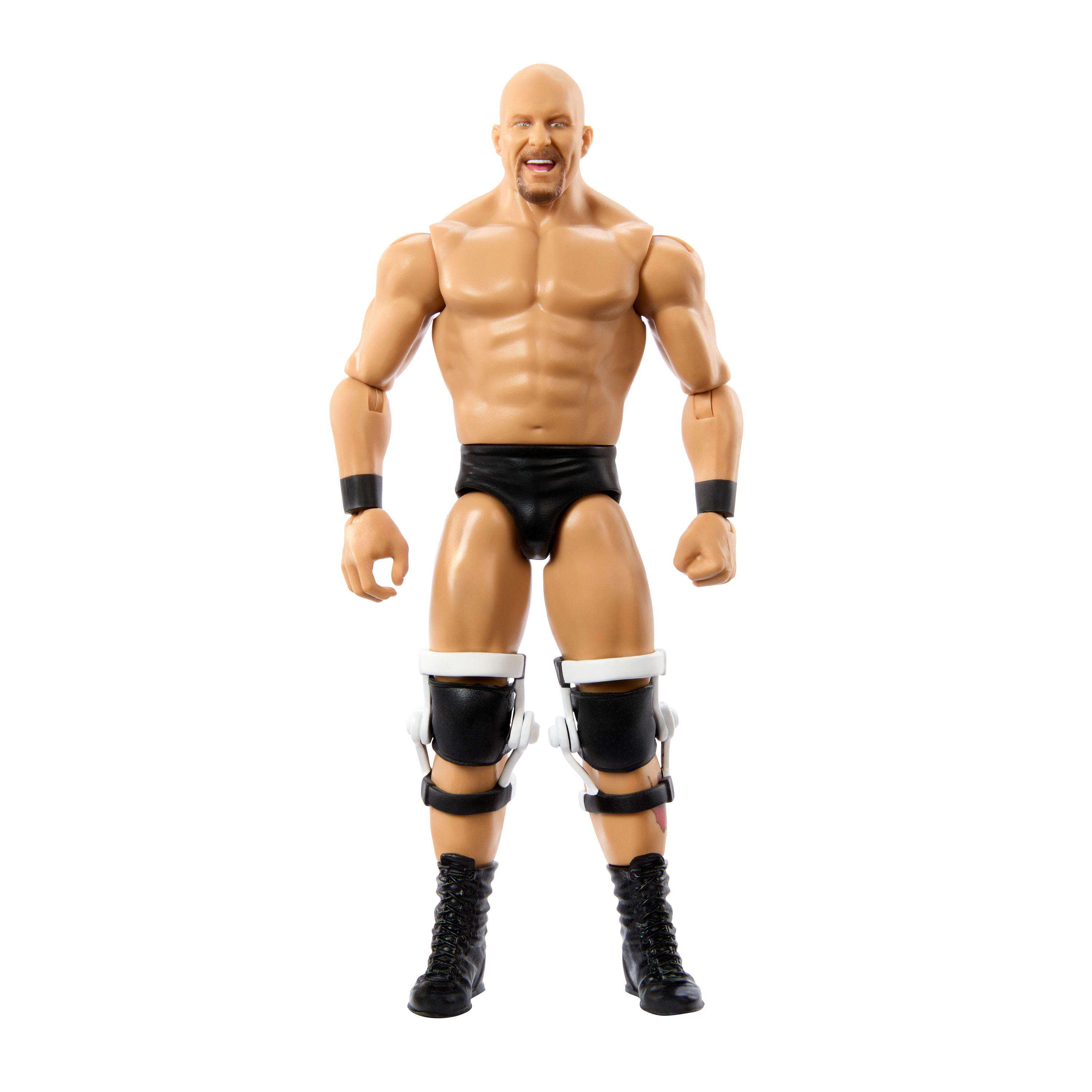 WWE Stone Cold Steve Austin Action Figure, 6-inch Collectible Superstar with Articulation