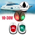 thumbnail image 4 of 1Pair Red & Green 8 Led Navigation Lights Marine Bow Light Lamp for Boat Pontoon, 4 of 10
