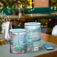thumbnail image 3 of Yayeee Flameless Candles with Remote Flickering Battery Operated Multi Color Changing, Pink Door, 3 of 7