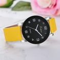 thumbnail image 3 of Leather Quartz Band Women's Watch Watch Wrist Casual Analog Women's Watch Light up Watch plus Size Watches for Larger Wrists Women Men Straps Talking Watch for Seniors Women S Watches Inexpensive, 3 of 3