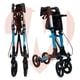 thumbnail image 2 of Andadera Rollator Plegable de Lujo | Ligera, Compacta, Frenos de Seguridad con Sistema de Bloqueo y Bolsa de Almacenamiento, 2 of 13