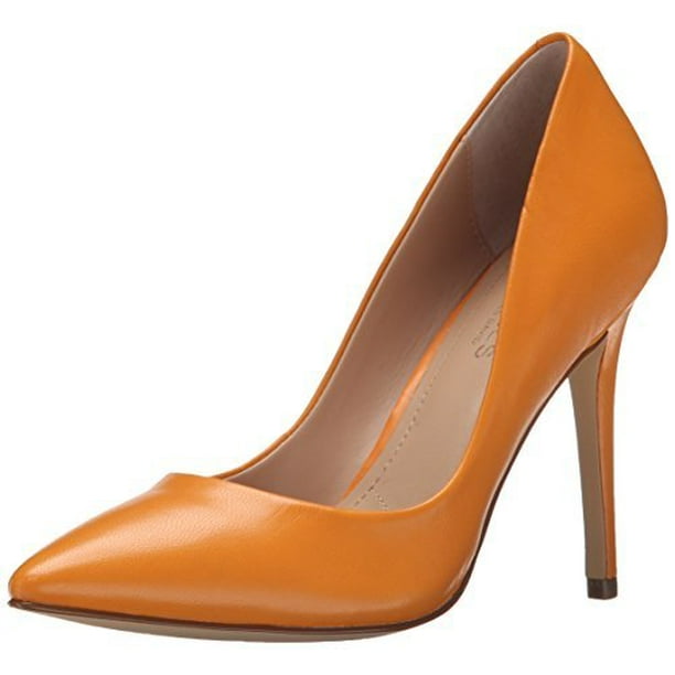Charles by Charles David - Charles by Charles David Women's Pact Dress Pump,Orange Leather,8.5 M