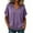 *Purple, variant on Women's Hooded V-Neck Dolman Short Sleeve Top,Ladies Loose Fit Casual Summer T-Shirt,Drawstring Lightweight Pullover Blouse For Women,Green,S-5XL