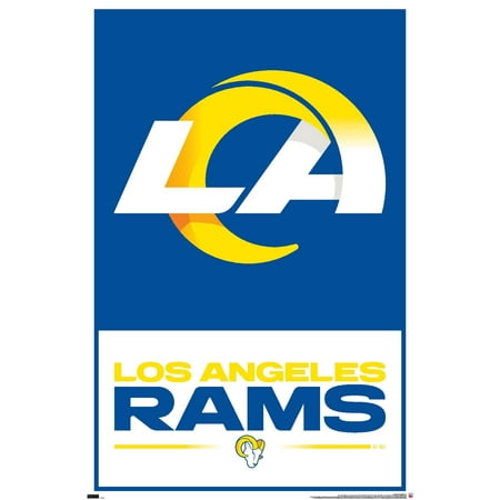 NFL Los Angeles Rams - Logo 21 Wall Poster, 22.375" x 34"