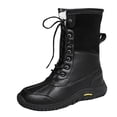 thumbnail image 1 of Dsscvnef Bottes d'Hiver pour Femmes Hauteur Genou Doublées Chaudes Non Extérieures pour Confort par Temps Froid, 1 of 8